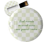 My Custom Style PenDrive USB tonda 4,3cm#Nonni-Ma Grand-mère#32Gb