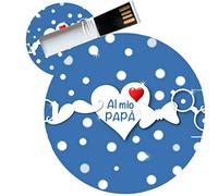 My Custom Style PenDrive USB tonda 4,3cm#Papà-AlMioPapà#32Gb 3.0