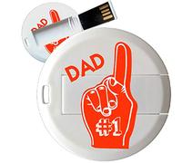 My Custom Style PenDrive USB tonda 4,3cm#Papà-Dad#1#32Gb 3.0