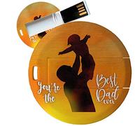 My Custom Style PenDrive USB tonda 4,3cm#Papà-EverDad2#16Gb