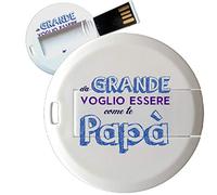 My Custom Style PenDrive USB tonda 4,3cm#Papà-GrandePapà1#32Gb 3.0