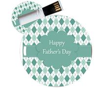 My Custom Style PenDrive USB tonda 4,3cm#Papà-HappyFather1#16Gb