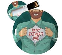 My Custom Style PenDrive USB tonda 4,3cm#Papà-HappyFather4#32Gb 3.0