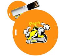 My Custom Style PenDrive USB tonda 4,3cm#Papà-TaxiDad#32Gb 3.0