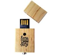 My Custom Style PenDriveUSB legno4,5x2,5x0,8cm#Summer Time - Story#16Gb