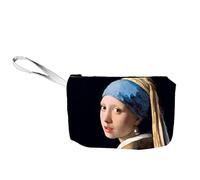 My Custom Style Pochette Piccola Sartoriale in Similpelle #Arte-Ragazza, Vermeer# 22x15x6cm