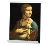 My Custom Style Poster Locandina Stampata su Carta Fotografica 200gr. #Arte-Dama Ermellino, Leonardo#. 40x50cm