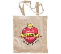 My Custom Style Shopper Cotone Beige#FestaMamma Queen# M70