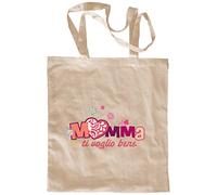 My Custom Style Shopper Cotone Beige#FestaMamma TiVoglioBene# M70