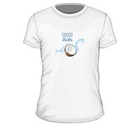 My Custom Style T-Shirt Bianca#Summer Time - Cocco Bello#100% Cotone 155g L