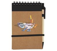 My Custom Style taccuino Block Notes+Penna#Scuola - Matematica#9,5x14 Nero