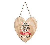 My Custom Style Targa targhetta in Legno #Amore-I Baci#Cuore 20x18