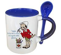 My Custom Style Tazza Blu+cucchiaino#Pinocchio-Colori#325ml