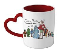 My Custom Style Tazza Cuore Manico Rosso#Pinocchio-Carissimo#325ml