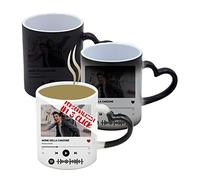 My Custom Style Tazza Cuore termosensibile Personalizzata Foto e Canzone spotify