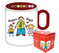 My Custom Style Tazza Interno+Manico Color#papà-AuguriPapà3#325ml