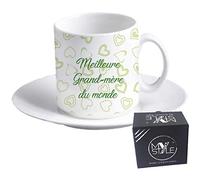 My Custom Style tazzina Espresso+piattino#Nonni-Meilleur Grand-mère#60x57mm