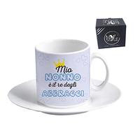My Custom Style tazzina Espresso+piattino#Nonni-Re Abbracci#60x57mm