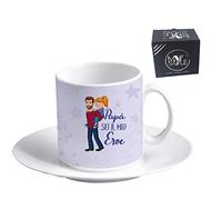 My Custom Style tazzina Espresso+piattino#papà Sei Il Mio Eroe#60x57mm