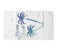 My Custom Style Telo Mare #Summer Time - Miami Beach# Cotone Full Print 180x100