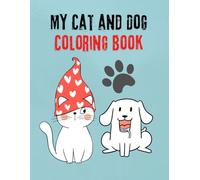 My cut & Dog: Easy and Cute Coloring Book: For kids
