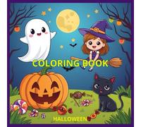 My Cute Halloween Coloring Book for Kids: Adorable Halloween coloring pages with friendly ghosts, pumpkins, and cute witches - perfect for kids ages 3-8.