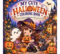 My Cute Halloween Coloring Book: Step into a sweet and magical Halloween world!