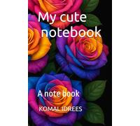 My cute lined note book