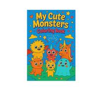 My Cute Monsters Coloring Book