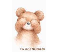 My Cute Notebook: 120 Pages | Cute Bear Cover | Grid Notebook for School, Notes, Journaling & Everyday Use