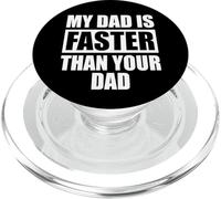 My Dad Is Faster Than Your Dad Corridore Velocista Padre PopSockets PopGrip per MagSafe
