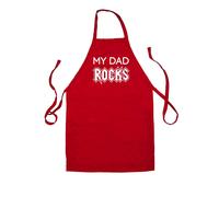 My Dad Rocks - Unisex Bambini Grembiule - di Padre Giorno Papà Daddy Musica