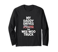 My Daddy Drives Funny Wee Woo Truck dicendo Maglia a Manica