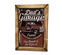 My Dad's Garage orologio da parete Stile Vintage.