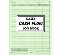 My Daily Cash Flow Log: Simple Money Tracker for Home, Work, and Small Business, Minimal Design, Easy-to-Use Layout, Perfect for Budgeting, Tracking Income & Expenses