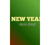 My Daily New Year ResetNotebook: Green Gradient Minimalist New Year Reset Notebook | 6x9 Inch Black Lined Journal | 200 Pages for Goal Setting, Reflection & New Year Planning