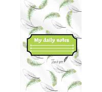 My daily notes: Thank you note book