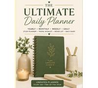 My Daily Planner: An Undated Organiser for Work, School and Personal Life