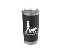 My Daily Walk Partner German Shepherd Owner Bicchiere termico in acciaio inox doppia parete