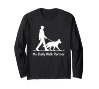 My Daily Walk Partner German Shepherd Owner Maglia a Manica