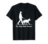 My Daily Walk Partner German Shepherd Owner Maglietta