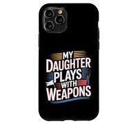 My Daughter Plays With Weapons Parent Color Guard - Custodia per iPhone 11 Pro