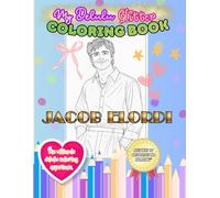 My Delulu Glitter Coloring Book: Jacob Elordi