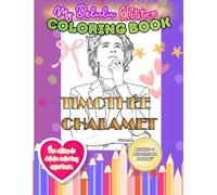 My Delulu Glitter Coloring Book Timothée Chalamet
