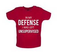 My Difesa i Was Sinistro Unsupervised - Bambino T-Shirt / Body - Slogan