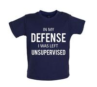 My Difesa i Was Sinistro Unsupervised - Bambino T-Shirt / Body - Slogan