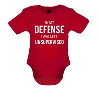 My Difesa i Was Sinistro Unsupervised - Bambino T-Shirt / Body - Slogan