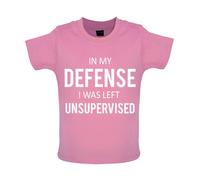 My Difesa i Was Sinistro Unsupervised - Bambino T-Shirt / Body - Slogan