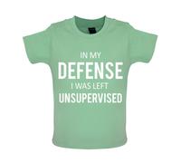 My Difesa i Was Sinistro Unsupervised - Bambino T-Shirt / Body - Slogan