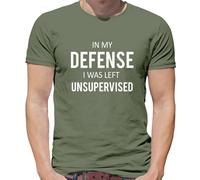 My Difesa i Was Sinistro Unsupervised - T-Shirt - Frase Divertente